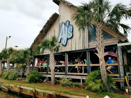 A rustic wooden building with a sign reading